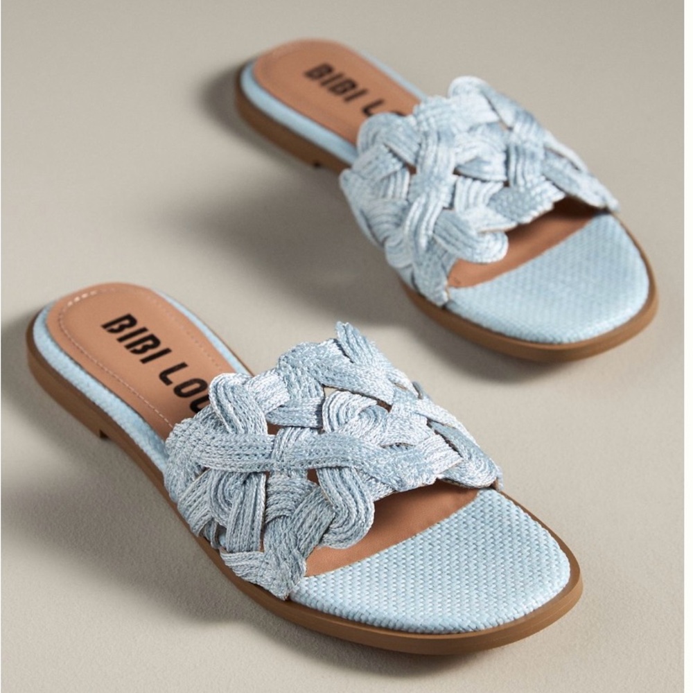 NIB Bibi Lou Liana Slide Sandals x Anthropologie